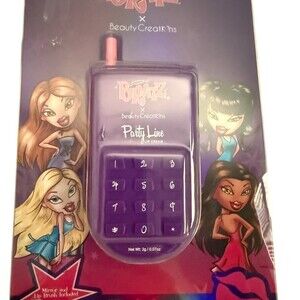 Bratz x Beauty Creations Party Line Lip Cream Flip Phone Compact Mirror